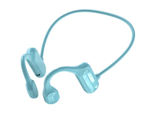 [Y044] Casque audio Bolaris à conduction osseuse Bluetooth 5.2 - Modèle Malibu (Bleu)