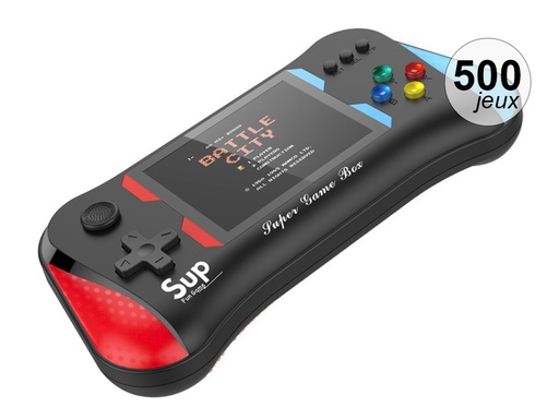 [TK202] Console émulateur 500 jeux - Modèle SupMax (Noir)