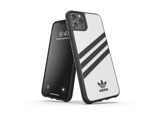 [SX0928] Coque Adidas Originals 3 Stripes pour iPhone 11 Pro Max (Blanc)