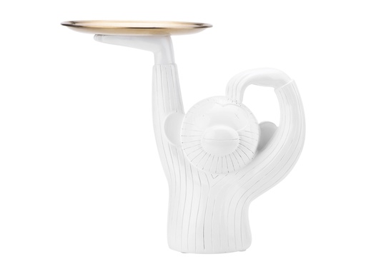 [TK105] Décoration d'intérieur en résine - Modèle Crazy Monkey (Blanc)