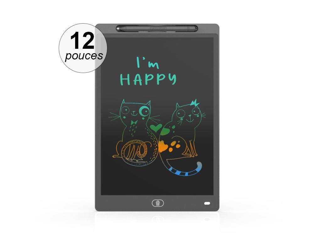 Tablette graphique LCD 12 pouces couleur