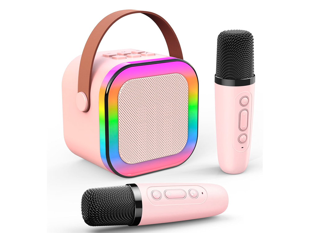 Mini Karaoké Bluetooth 2 micros - Modèle KidStar