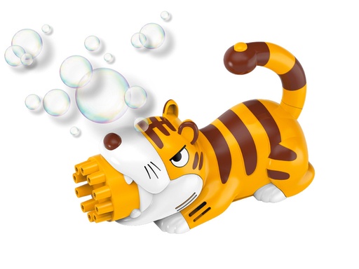 [TK267] Pistolet à bulles 10 trous - Modèle (Tiger)