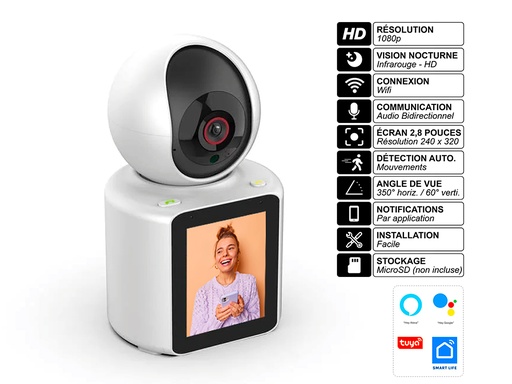 [FFE641] Caméra 360 Wifi HD 1080p (Xscreen)