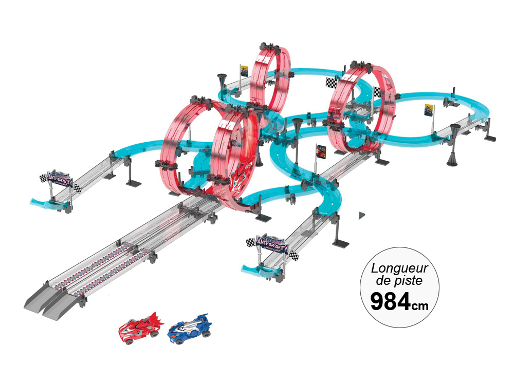 Circuit de course pour voitures à friction