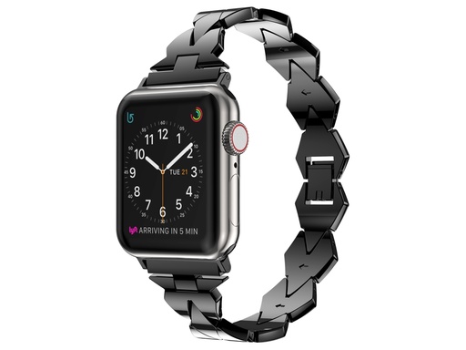 [TTE699] Bracelet Baroque pour Apple Watch 38/40mm - Noir
