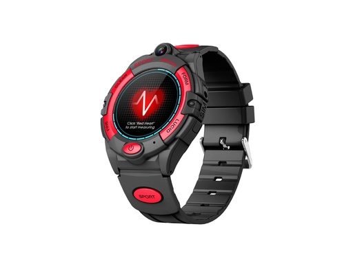 [FFE336] Montre connectée 4G GPS Camera EKO-Sport - Noire/Rouge