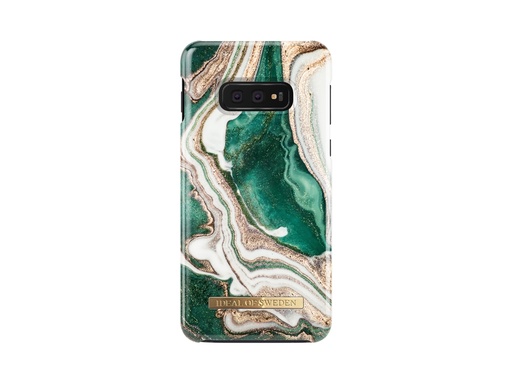 [ID1633] Coque Ideal of Sweden Fashion Golden Jade Marble pour Samsung Galaxy S10 edge - Or/Emeraude
