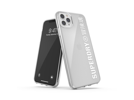 [SX9723] Coque Superdry Snap Case Clear pour iPhone 11 Pro Max - Transparente