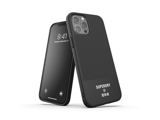 [SX5922] Coque Superdry Canvas pour iPhone 12 Pro Max - Noire