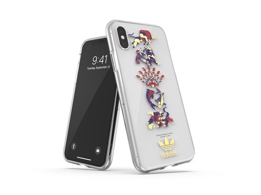 [SX1053] Coque Adidas Originals CNY Clear pour iPhone X et iPhone XS - Transparente