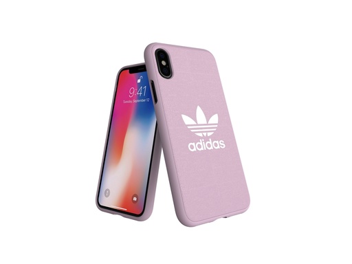 [SX2657] Coque Adidas Originals Canvas pour iPhone X et iPhone XS - Rose