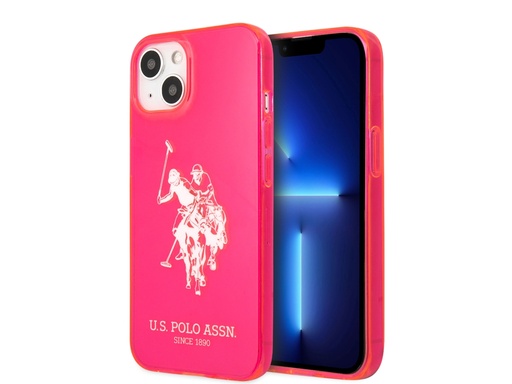 [H9944] Coque U.S Polo ASSN. Big Horse pour iPhone 13 - Rose