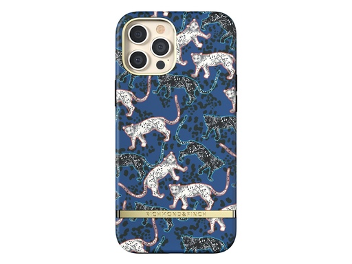 [SX2202] Coque Richmond&Finch Blue Leopard pour iPhone 12 Pro Max