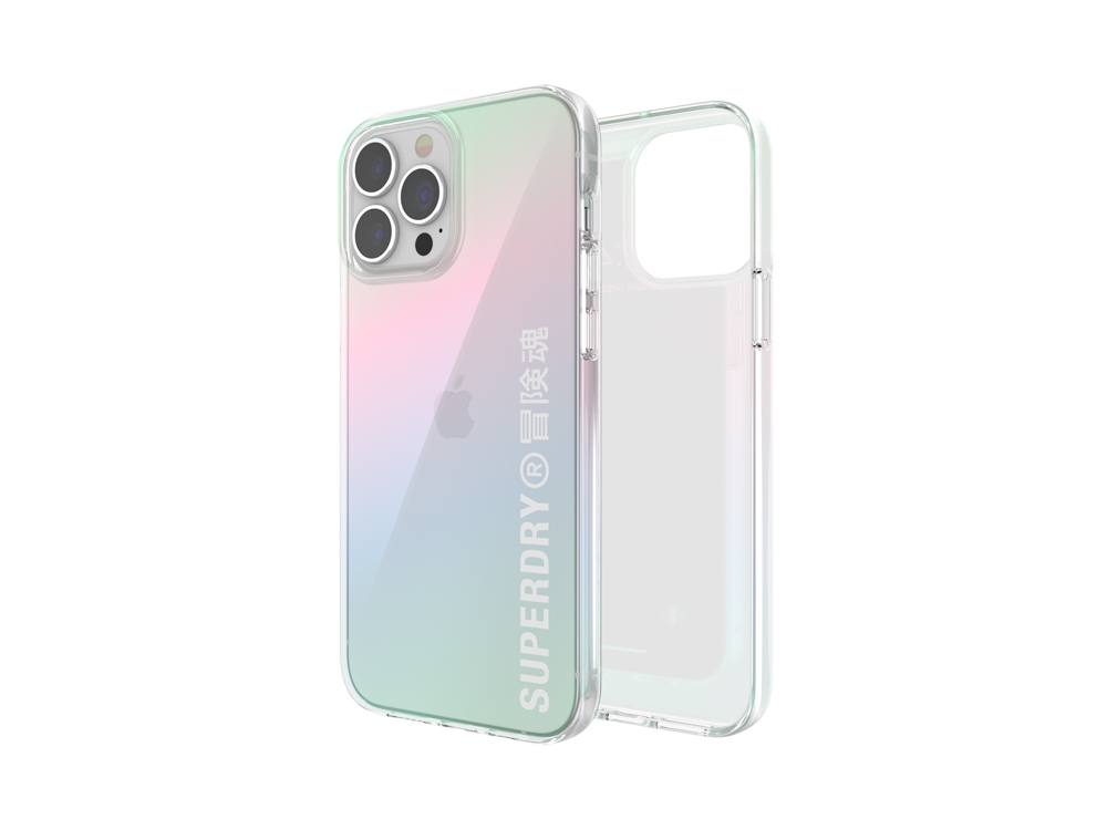Coque Superdry Snap Case Clear pour iPhone 13 Pro Max - Rainbow