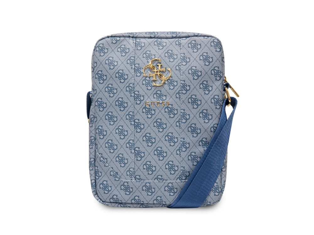 Sacoche bandoulière 10'' Guess - Modèle 4G - Bleue