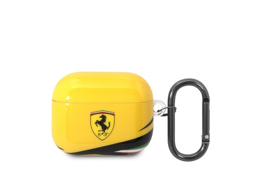 [H1309] Protection FERRARI pour Airpods 3 - Jaune