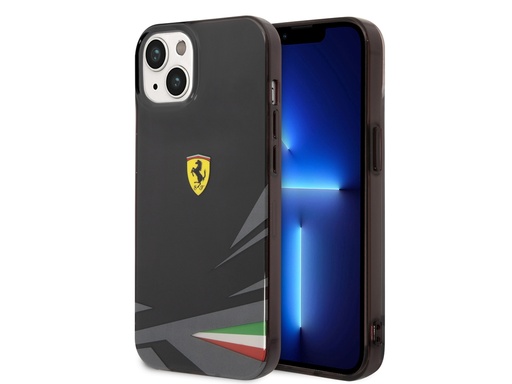 [H3450] Coque FERRARI Italia pour iPhone 14 Plus - Noire