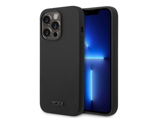[H5255] Coque Tumi en silicone pour iPhone 14 Pro - Noire