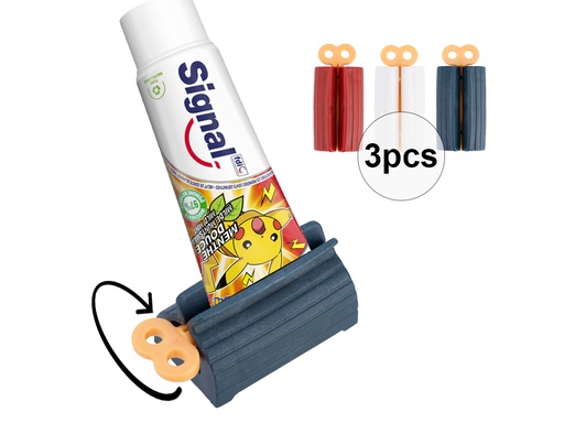 [TK125] Distributeur de dentifrice - Modèle Squeeze - Lot de 3