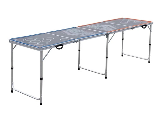 [B167] Table Beer-Pong LED 240cm pliable