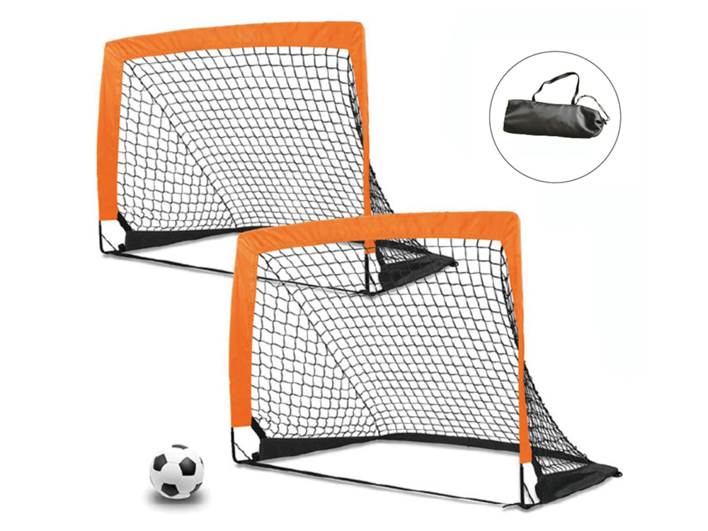 Set de 2 cages de foot 120x90cm - Modèle Challenge