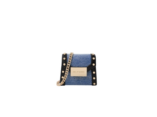 [ID9628] Mini sac IDEAL OF SWEDEN pour AirPods - Modèle Paloma - Reworked Denim