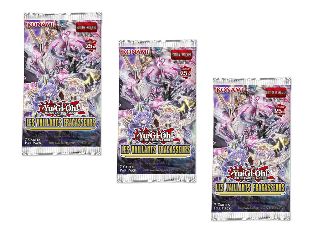 Yu-Gi-Oh! - 3 Boosters - Les Vaillants Fracasseurs