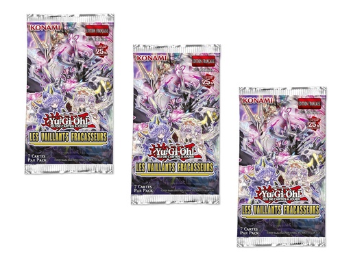 [W0341] Yu-Gi-Oh! - 3 Boosters - Les Vaillants Fracasseurs