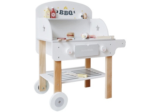 [TK447] Barbecue Grill en bois