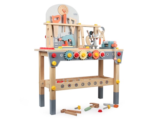 [TK454] Établi en bois avec accessoires