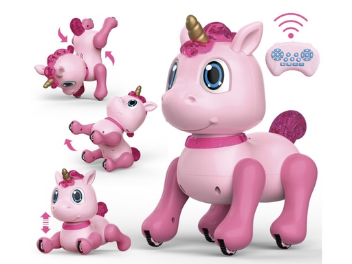 [TK484] Licorne télécommandée avec danses et effets sonores